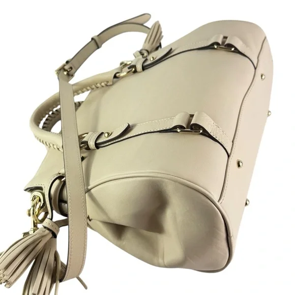 Dooney & Bourke Tan Leather Shoulder Bag - Picture 8 of 13